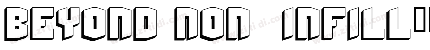 Beyond Non  infill字体转换